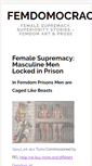 Mobile Screenshot of femdomocracy.com